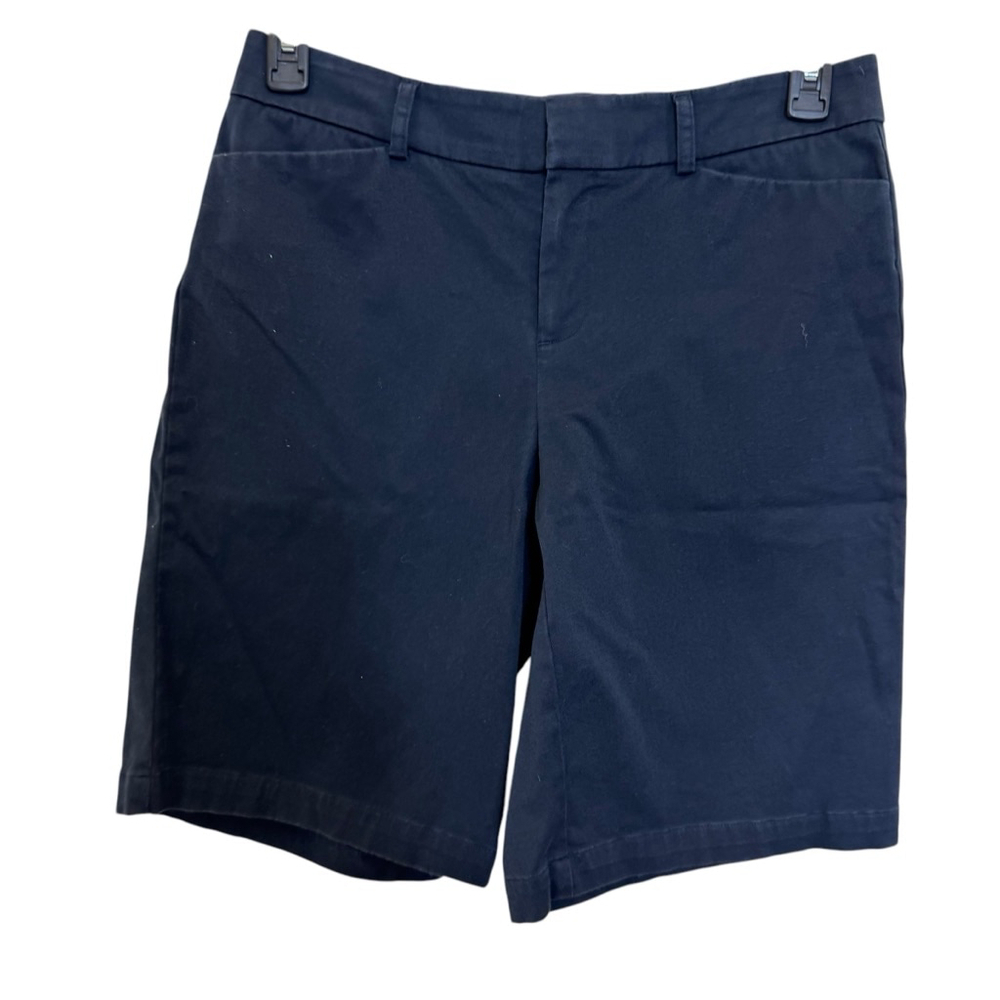 Women's Dockers Metro Bermuda Shorts ideal fit Size 6 Blue